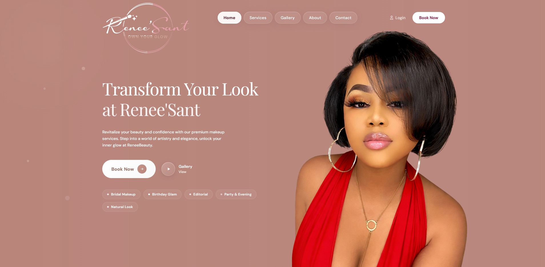Beauty E-Commerce Homepage