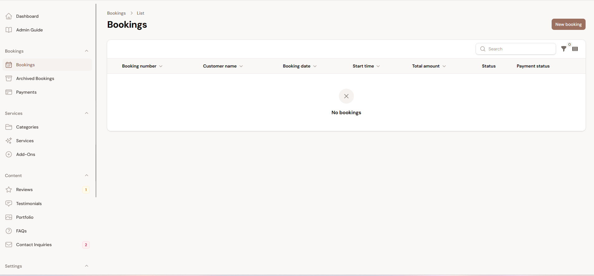 Filament Admin Dashboard